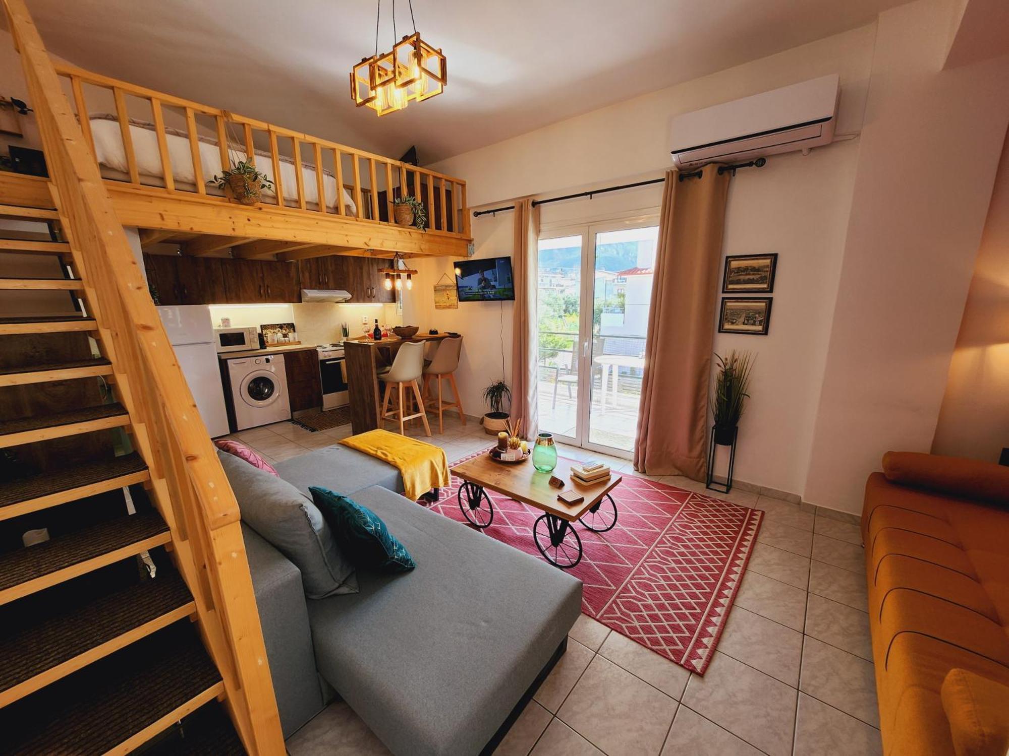 Luxury Loft Apartment Vivian Патра Экстерьер фото